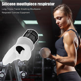 Atemtrainer, Übungs-Lungenbeatmungsgerät mit Mundstück – Fitnessgerät für die häusliche Gesundheitspflege